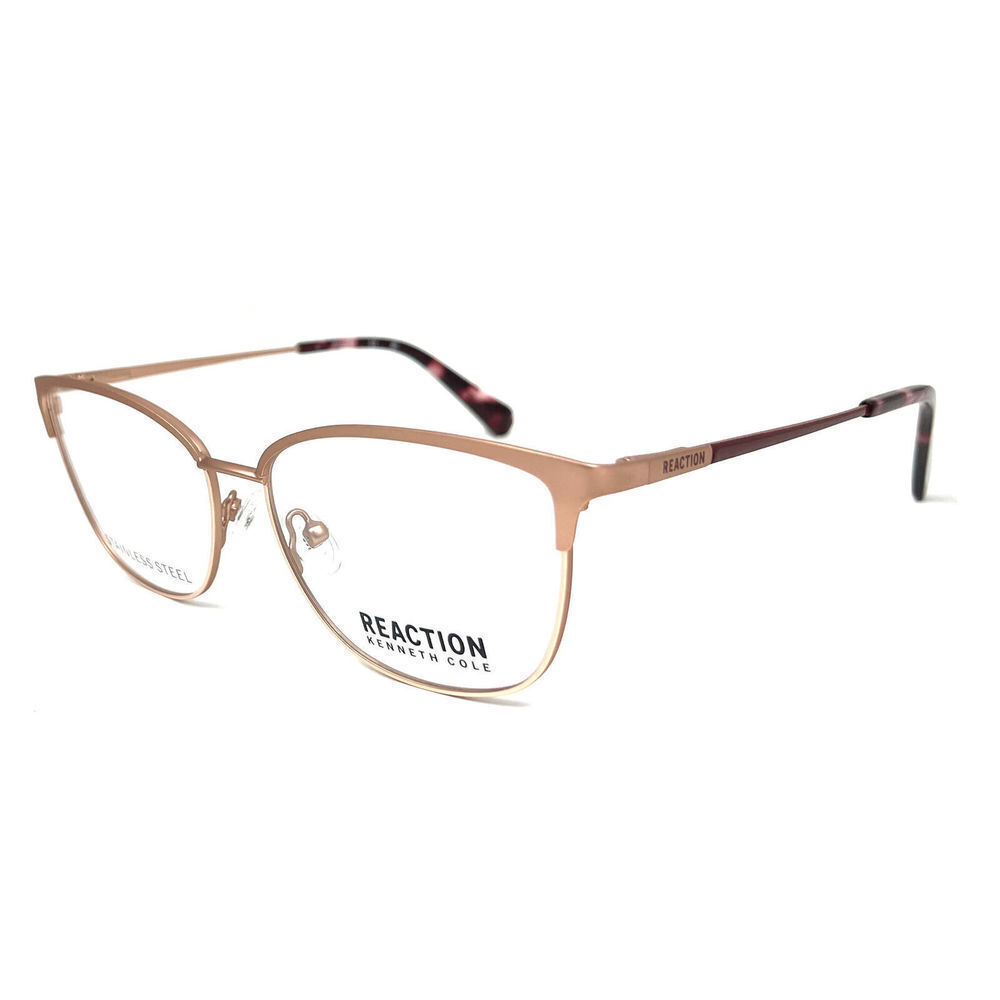 NWT KENNETH COLE RE KC0957 029 54 Matte Rose Gold Eyeglasses